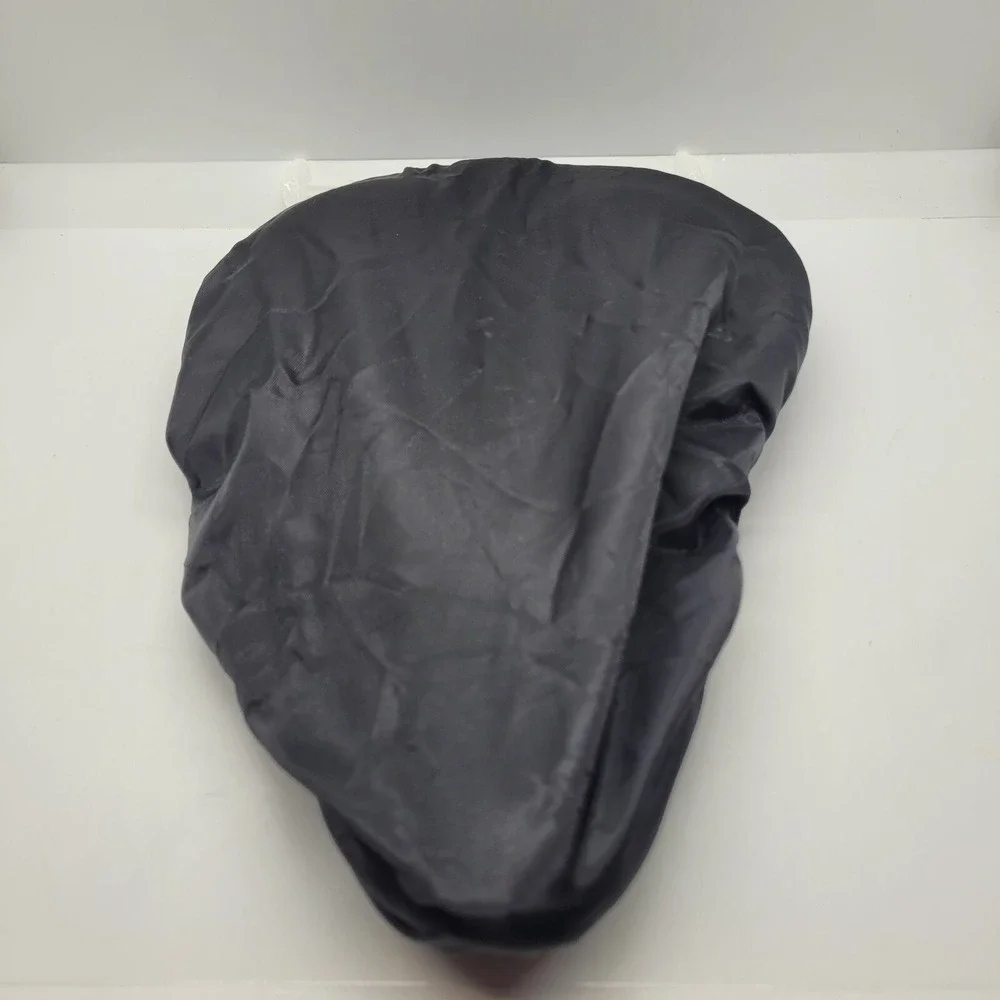 Bike Seat Gel Blue Black w Cover Saddle